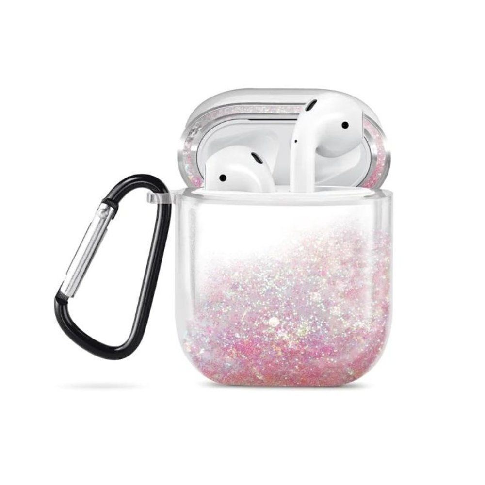 Merkury Floating Glitter Protective Case For Airpods Generation 1 & 2 OS